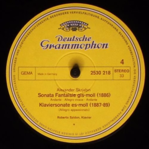 Deutsche Grammophon 2707 058 - Alexander Scriabin, Roberto Szido - Image 8