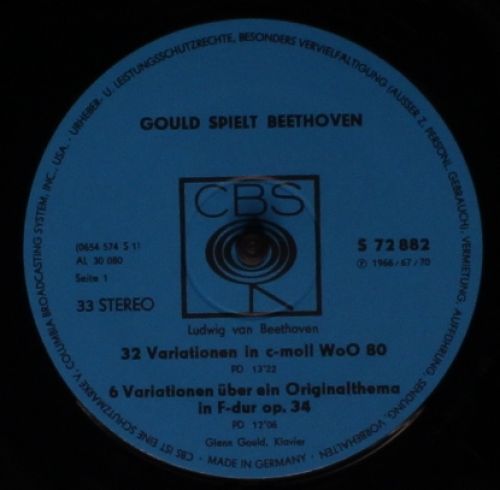 CBS S 72 882 - Glenn Gould, Ludwig van Beethoven - ›Eroica‹ - Va - Image 3