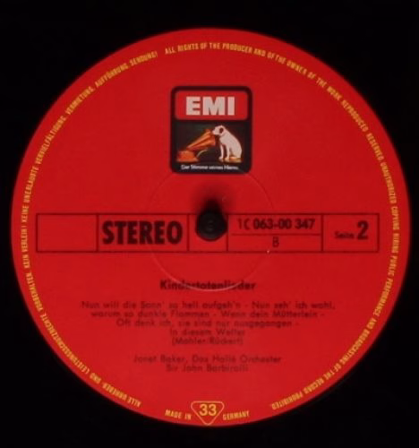 Die Stimme Seines Herrn 1 C 063-00 347 - Gustav Mahler, Janet Ba - Image 4