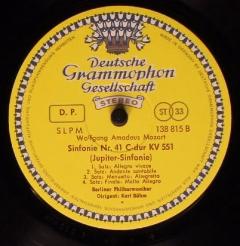 Deutsche Grammophon 138 815 SLPM - Wolfgang Amadeus Mozart, Berl - Image 4