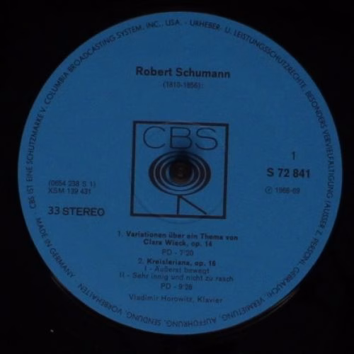 CBS S 72 841 - Vladimir Horowitz, Robert Schumann - Kreisleriana - Image 3