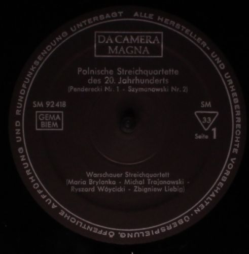 Da Camera Magna SM 92418 - Witold Lutoslawski, Krzysztof Pendere - Image 3