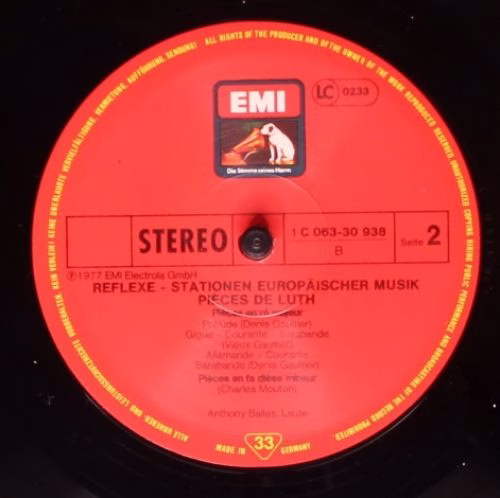 His Master's Voice 1C 063-30 938 - Anthony Bailes - Pièces De Lu - Image 6