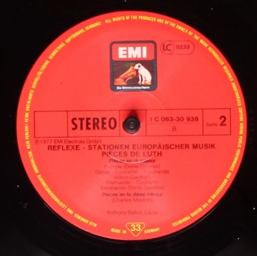 His Master's Voice 1C 063-30 938 - Anthony Bailes - Pièces De Lu - Image 6