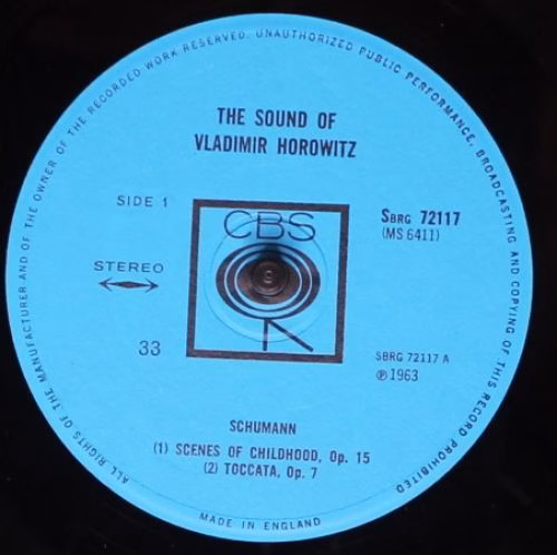 CBS SBRG 72117 - Vladimir Horowitz, Domenico Scarlatti, Franz Sc - Image 3