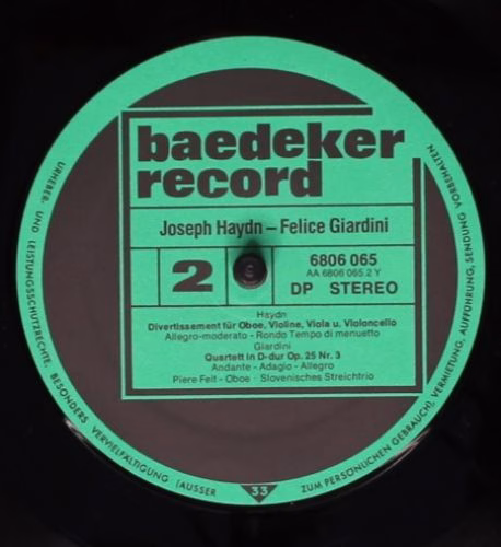 Baedeker Record 6806 065 - Wolfgang Amadeus Mozart, Joseph Haydn - Image 4