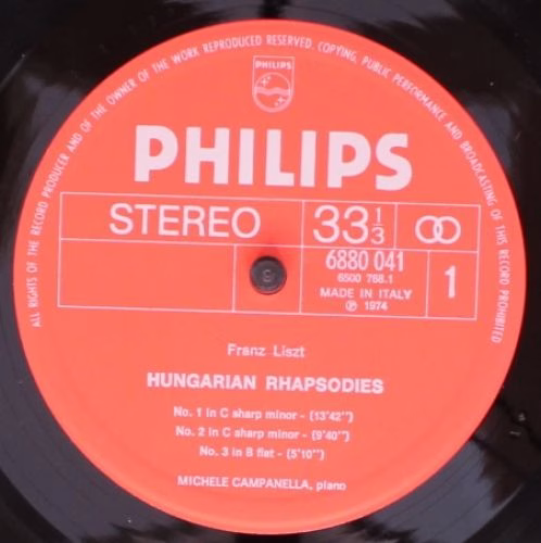 Philips 6998 015 - Franz Liszt, Michele Campanella - Complete Hu - Image 3