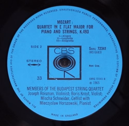 CBS SBRG 72341 - Wolfgang Amadeus Mozart, Mieczyslaw Horszowski, - Image 4