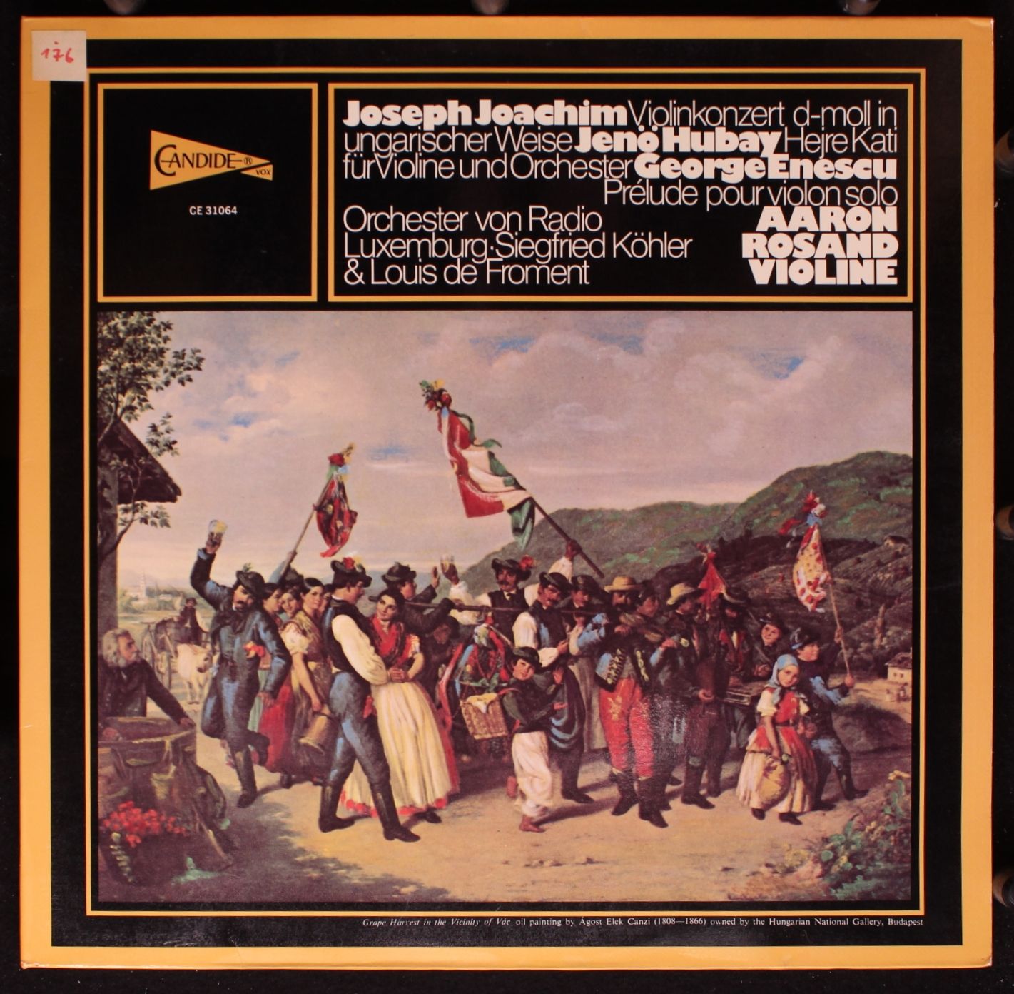 Candide CE 31 064 - Joseph Joachim, Jenő Hubay, George Enescu, A