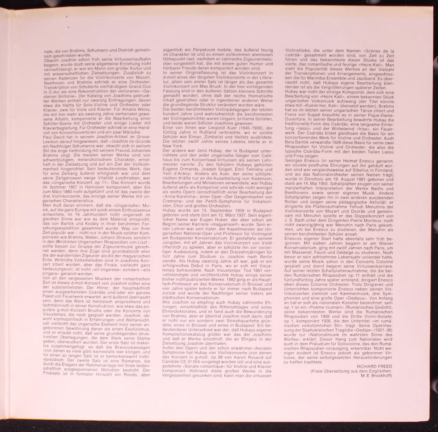 Candide CE 31 064 - Joseph Joachim, Jenő Hubay, George Enescu, A - Image 3