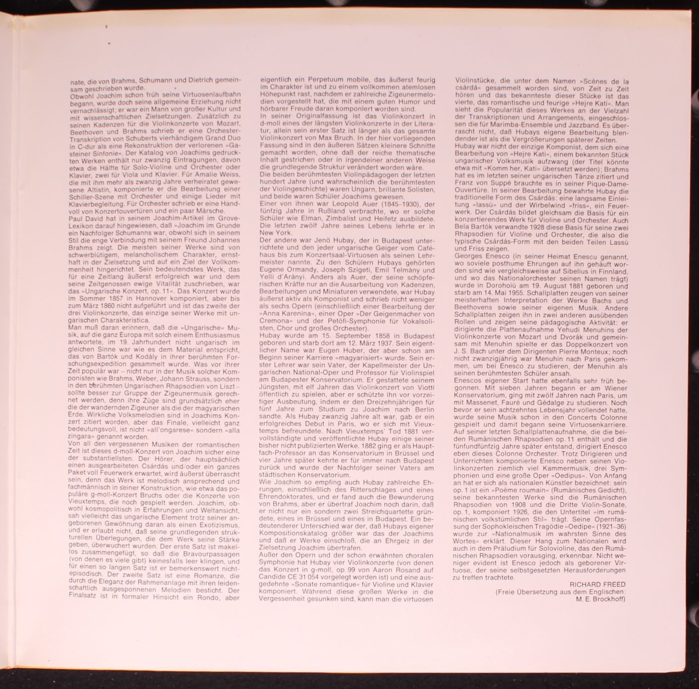 Candide CE 31 064 - Joseph Joachim, Jenő Hubay, George Enescu, A - Image 3