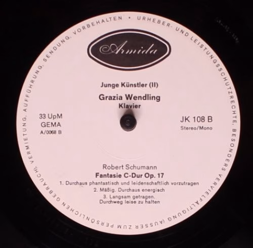 Armida JK 108 - Grazia Wendling, Johann Sebastian Bach, Joseph H - Image 4