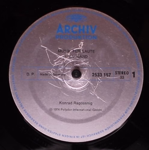 Archiv Produktion 2533 157 - Konrad Ragossnig - Musik Für Laute: - Image 4