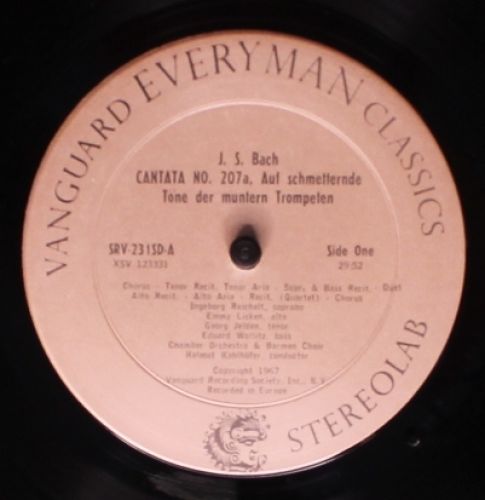 Vanguard SRV 231 - Helmut Kahlhöfer, Kantorei Barmen-Gemarke, Jo - Image 3