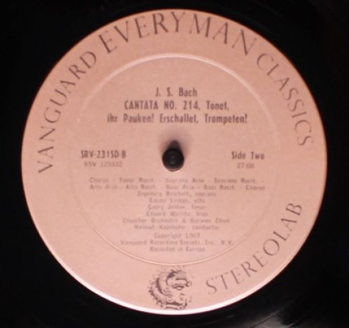 Vanguard SRV 231 - Helmut Kahlhöfer, Kantorei Barmen-Gemarke, Jo - Image 4