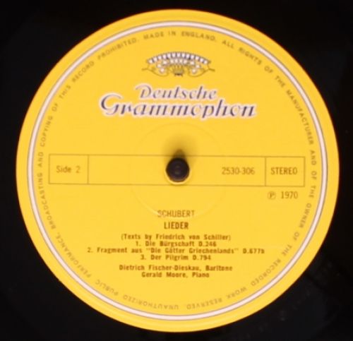 Deutsche Grammophon 2530 306 - Franz Schubert, Dietrich Fischer- - Image 6