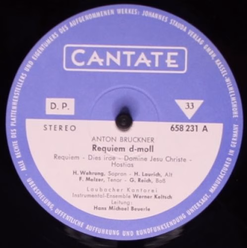 Cantate 658 231 - Anton Bruckner, Laubacher Kantorei, Instrument - Image 3