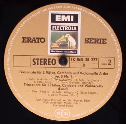 Die Stimme Seines Herrn 1 C 065-28 227 - Jean-Pierre Rampal, Aur - Image 4