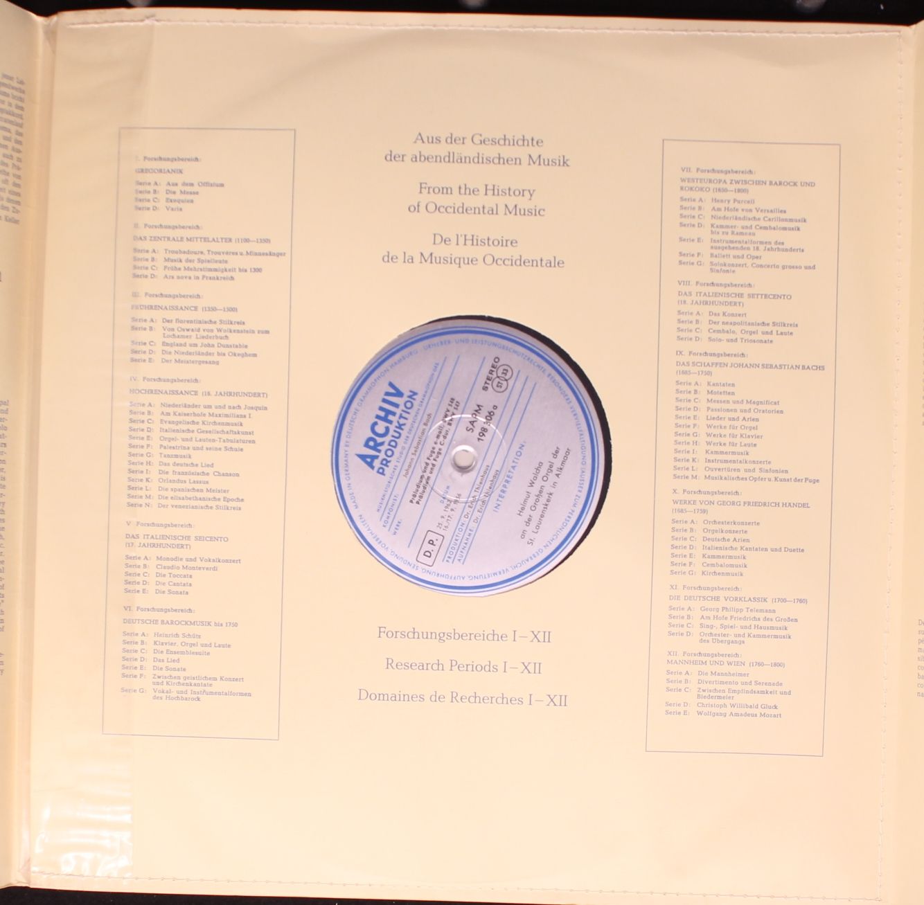 Archiv Produktion 198 306 - Johann Sebastian Bach, Helmut Walcha - Image 3