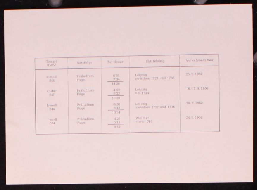 Archiv Produktion 198 306 - Johann Sebastian Bach, Helmut Walcha - Image 6