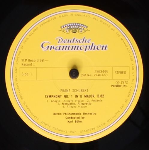 Deutsche Grammophon 2740 127 - Franz Schubert, Berliner Philharm - Image 4