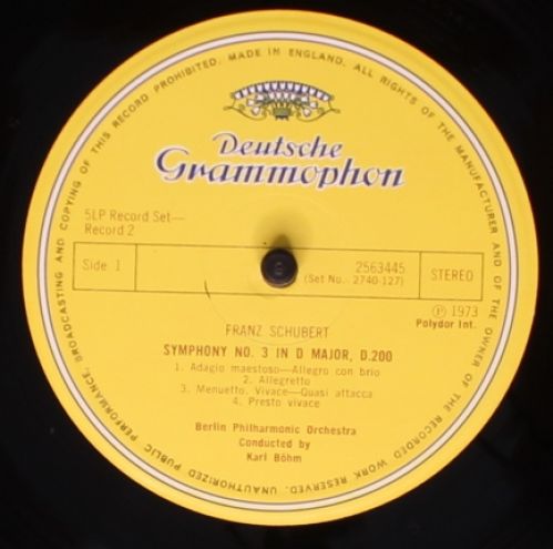 Deutsche Grammophon 2740 127 - Franz Schubert, Berliner Philharm - Image 6