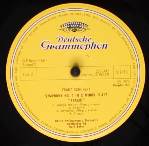 Deutsche Grammophon 2740 127 - Franz Schubert, Berliner Philharm - Image 7