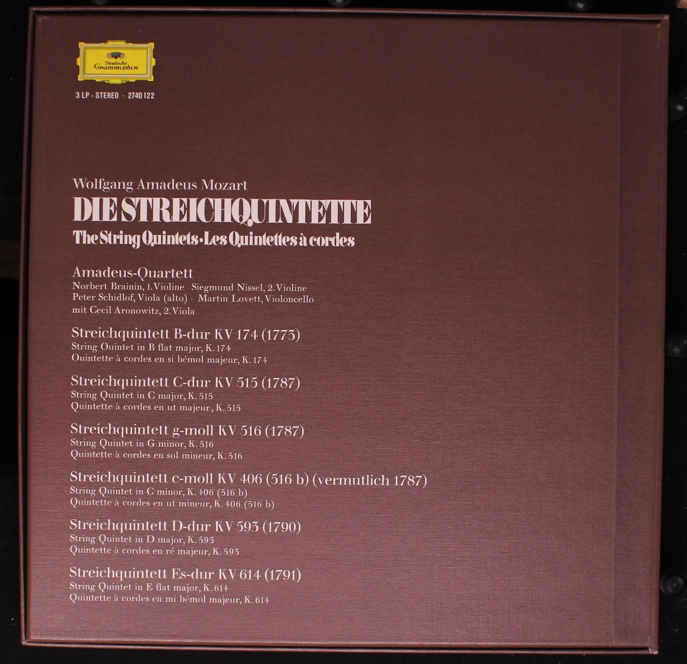 Deutsche Grammophon 2740 122 - Wolfgang Amadeus Mozart, Amadeus- - Image 2