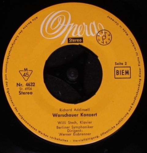 DSG 4632 - Richard Addinsell, Willi Stech, Berliner Symphoniker - Image 2