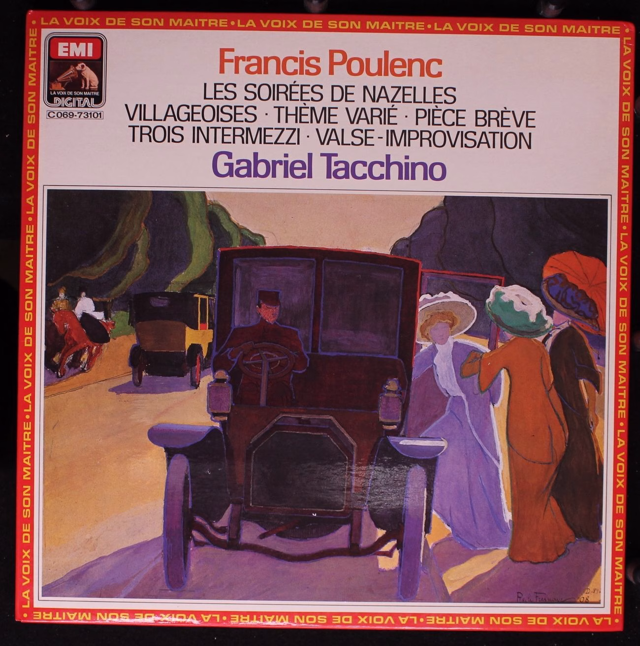 Pathé Marconi EMI 2C 069-73101 - Francis Poulenc, Gabriel Tacchi