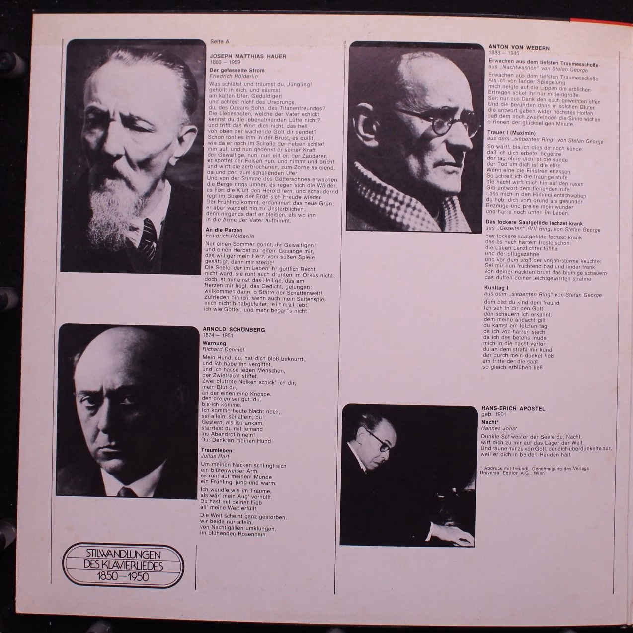 Odeon 1C 065-02677 - Dietrich Fischer-Dieskau, Aribert Reimann - - Image 2