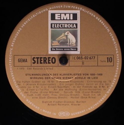 Odeon 1C 065-02677 - Dietrich Fischer-Dieskau, Aribert Reimann - - Image 6