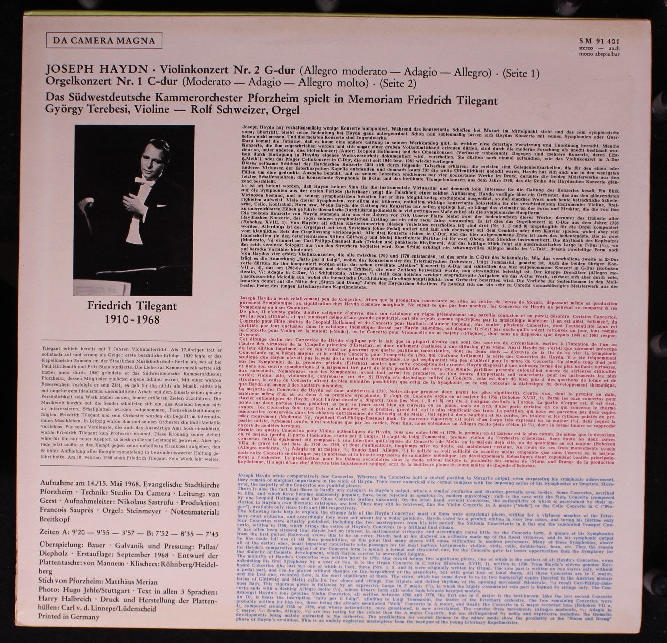 Impromptu SM 191 401 - Joseph Haydn, Südwestdeutsches Kammerorch - Image 2