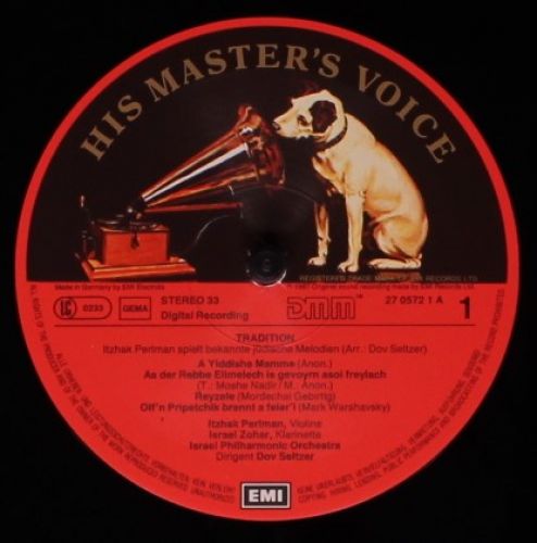 His Master's Voice Digital 27 0572 1 - Itzhak Perlman, Israel Ph - Image 4
