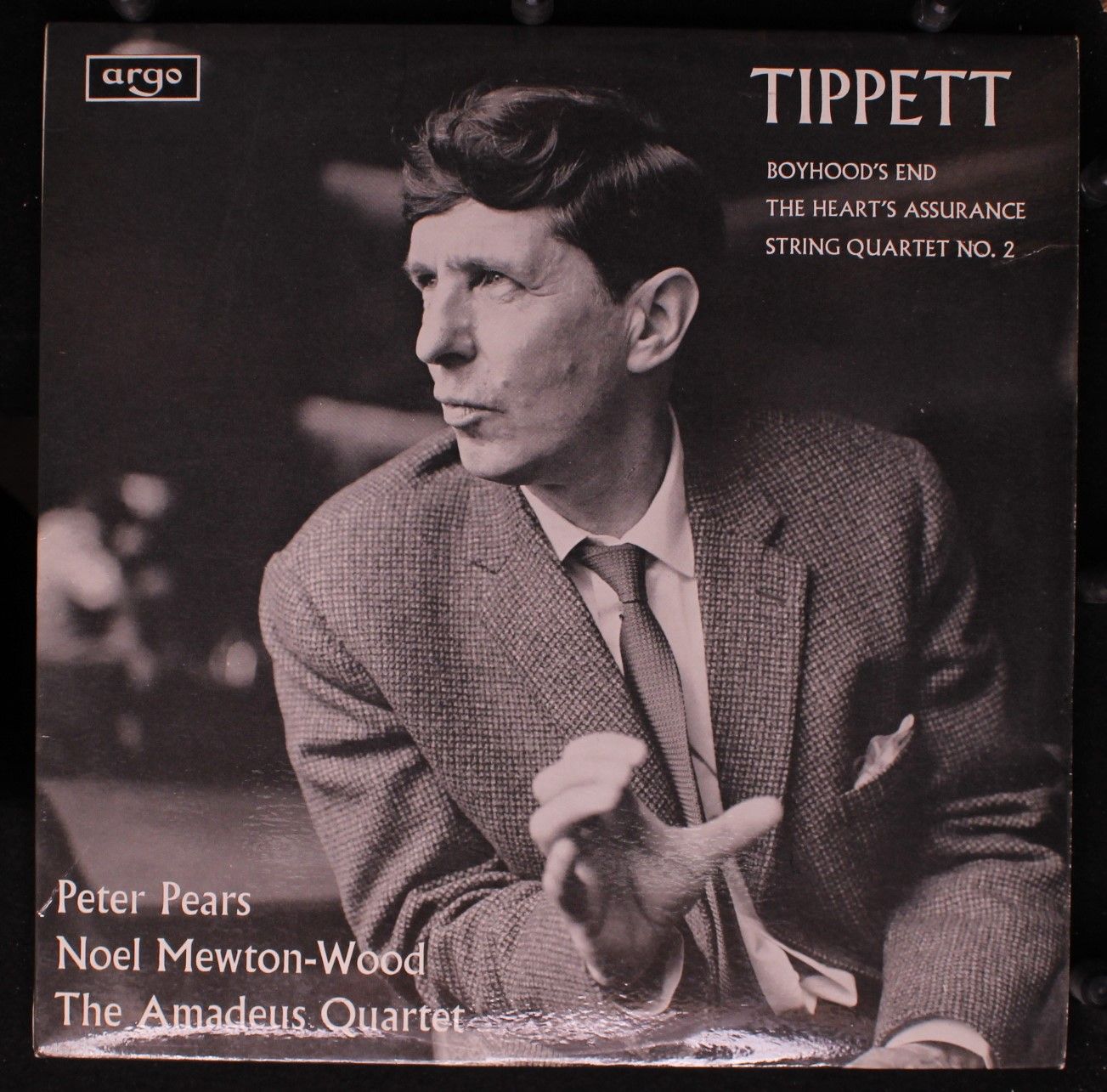 Argo DA 34 - Sir Michael Tippett, Peter Pears, Mewton-Wood, Amad
