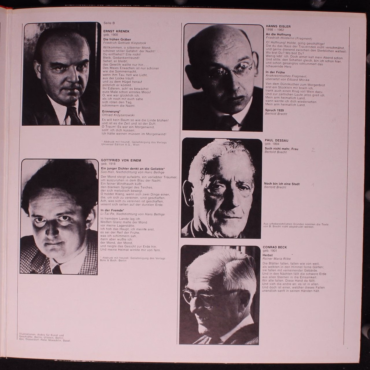 Odeon 1C 065-02677 - Dietrich Fischer-Dieskau, Aribert Reimann - - Image 3