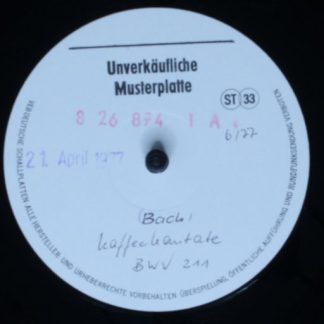 Not On Label 8 26 874 - Johann Sebastian Bach, Edith Mathis, Pet