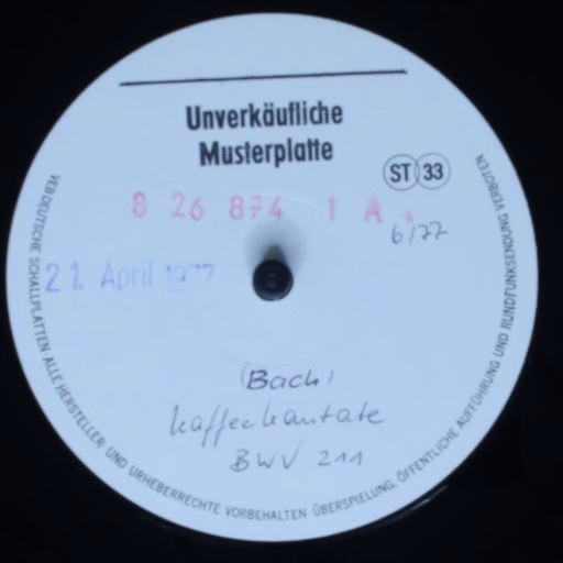 Not On Label 8 26 874 - Johann Sebastian Bach, Edith Mathis, Pet