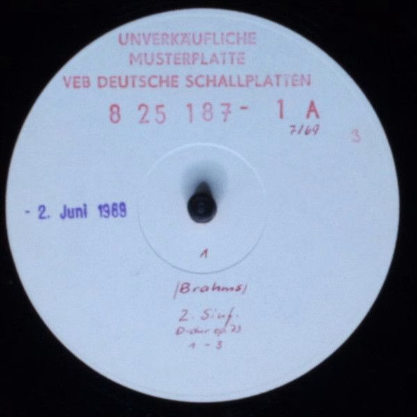 Not On Label 8 25 187 - Johannes Brahms, Wiener Symphoniker, Wol