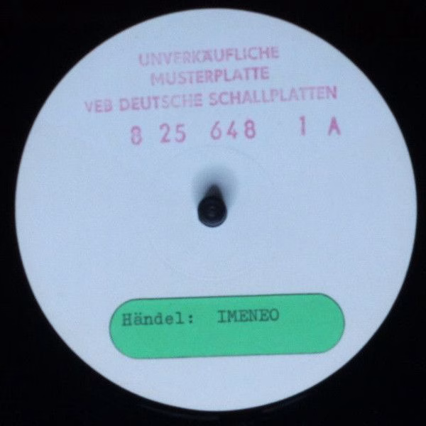 Not On Label 8 25 648 - Georg Friedrich Händel, Sylvia Geszty, R