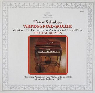 Archiv Produktion 2533 175 - Franz Schubert, Klaus Storck, Hans-