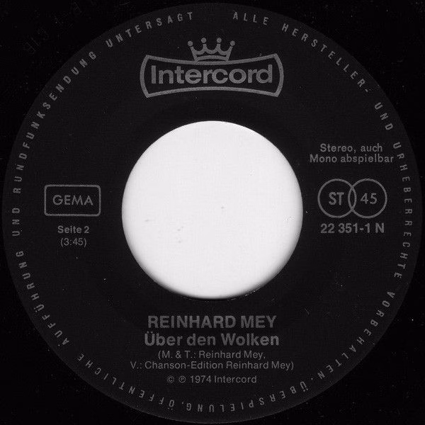 Intercord 22 351-1 N - Reinhard Mey - Mann Aus Alemannia - Image 3