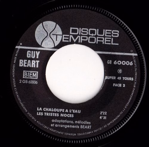Disques Temporel GB 60006 M - Guy Béart - Le Pont De Nantes / Le - Image 4