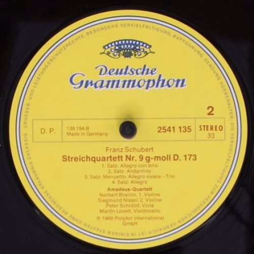 Deutsche Grammophon 2733 008 - Franz Schubert, Amadeus-Quartett - Image 5