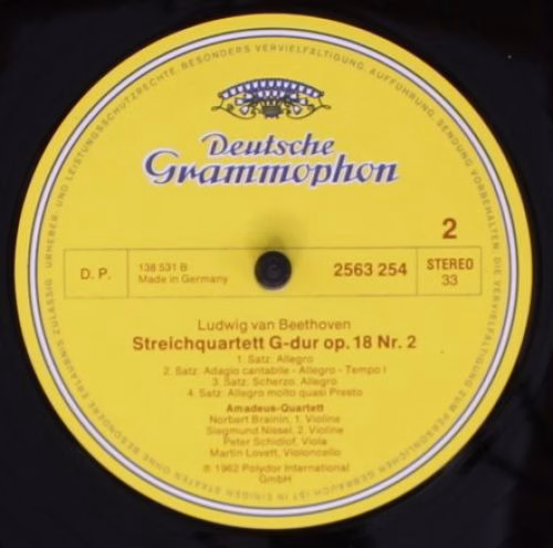 Deutsche Grammophon 2721 071 - Ludwig van Beethoven, Amadeus-Qua - Image 5