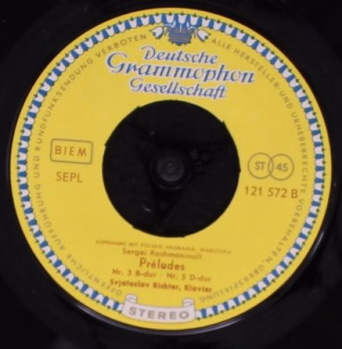 Deutsche Grammophon 121 572 - Sviatoslav Richter, Sergei Rachman - Image 4