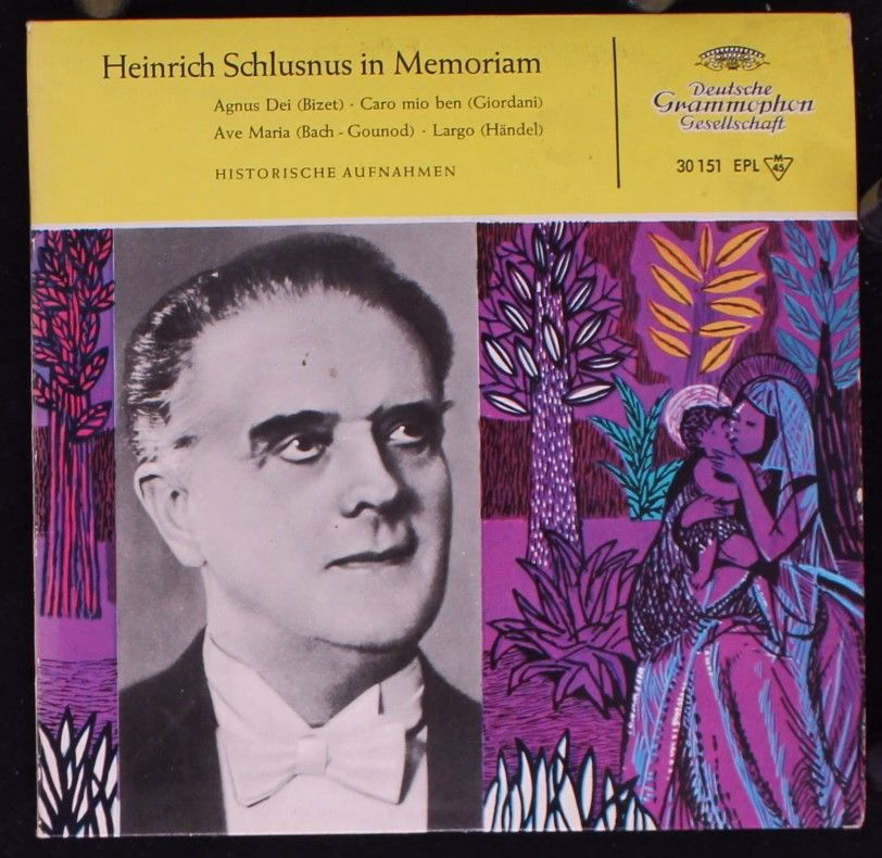 Deutsche Grammophon 30 151 EPL - Heinrich Schlusnus - Heinrich S