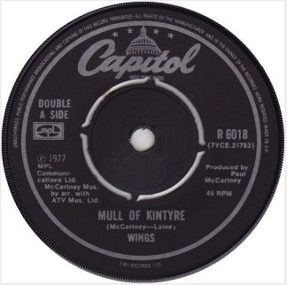 Capitol R 6018 - Wings (2) - Mull Of Kintyre / Girls' School