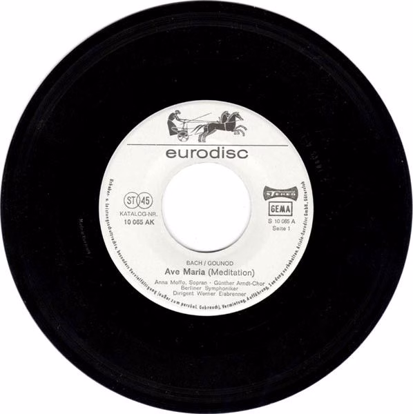 Eurodisc 10 065 AK - Anna Moffo - Ave Maria - Image 2