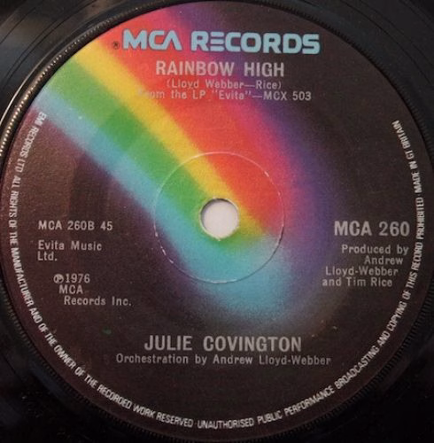 MCA Records MCA 260 - Julie Covington - Don't Cry For Me Argenti - Image 2